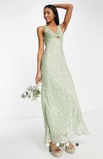 ASOS Summer Maxi Dress Formal Wedding Mermaid Long Gown Size 8
