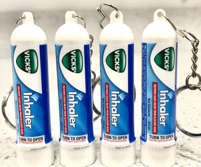Vicks Inhaler Nasal Vapor Sinus Relief Stuffy Nose & Congestion 0.02oz/0.5ml 4pk