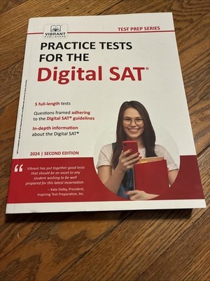 Practice Tests for the Digital SAT by Vibrant Publishers Paperback Book