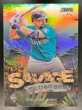 Cal Raleigh 2025 Topps Baseball Stadium Club Savage Sluggers #SS-18 Mariners