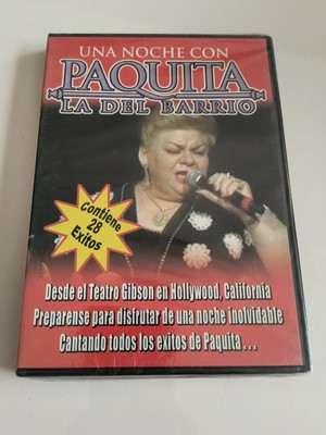 Una Noche Con Paquita La Del Barrio- Desde El Teatro Gibson - (DVD) RARE
