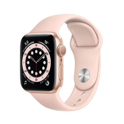 Apple Watch Series 6 Aluminum 40 mm (2020) | GPS | gold | Sport Band pink