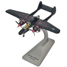 1:144 Scale WWII USAF P-61 Black Widow Bomber Aircraft Diecast Model Display F