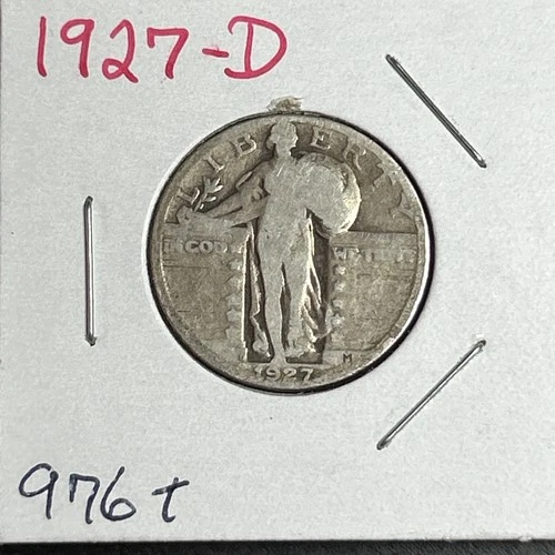 1927-D Standing Liberty Silver Quarter