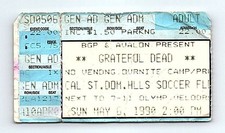 Grateful Dead Concert Ticket Stub May 6 1990 Cal State Dominguez