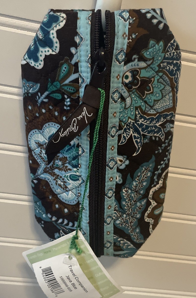 Vera Bradley Retired Rare Limited Edition Java Blue Pattern Travel Companion Bag