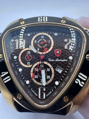 Tonino Lamborghini Jumbo Spyder Rose Gold-Toned Watch No Box