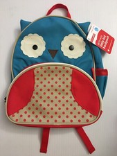 2013 Skip Hop Toddler Zoo Backpack Preschool Kids School Bag Owl Animal Ages 3 