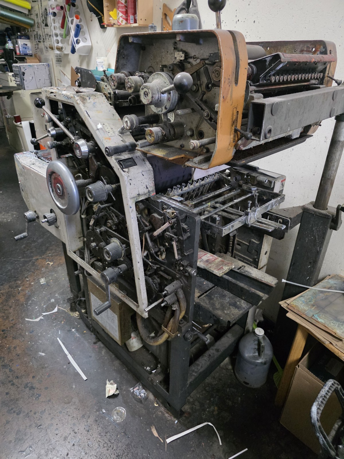 Ryobi 3302 Printing Press Crestline Water Trays. 5 Roller System 