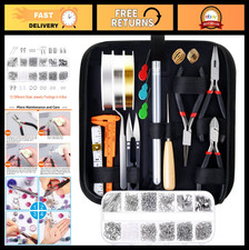 Jewelry Making Supplies Kit - Tools, Wires, Findings for Beading Repair