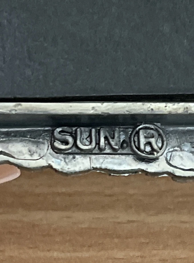 Sun Ocean Sea Creature Pewter Picture Frame 3.5"x5" Whale Octopus Swordfish — 第 4/4 张图片