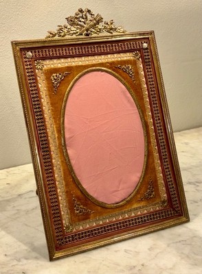 Antique French Bronze Ormolu  Large Photo Frame Excellent Quality 13.5'' x 9.4''