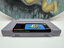 Super Mario World (Super Nintendo SNES, 1991) Cartridge Only - Dust Cover