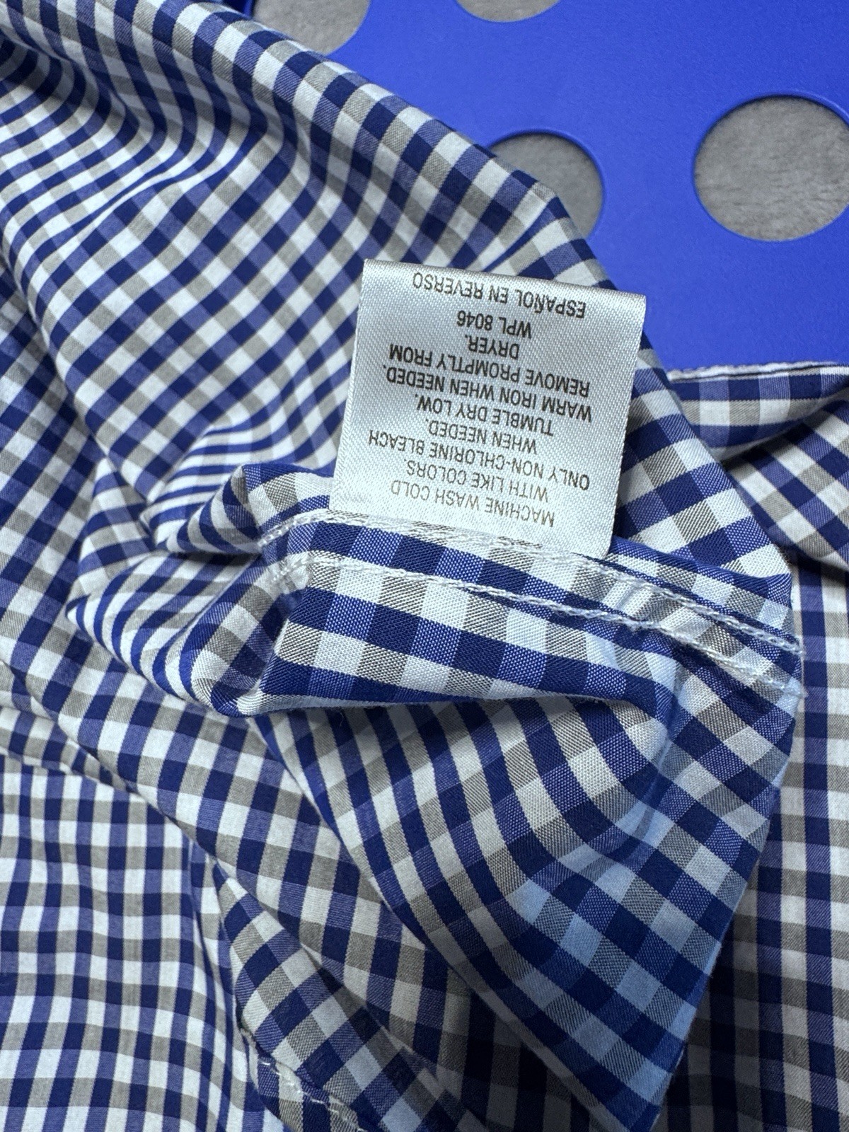 Alfani Button Down Fitted Performance 16 1/2 32-33 - image 7