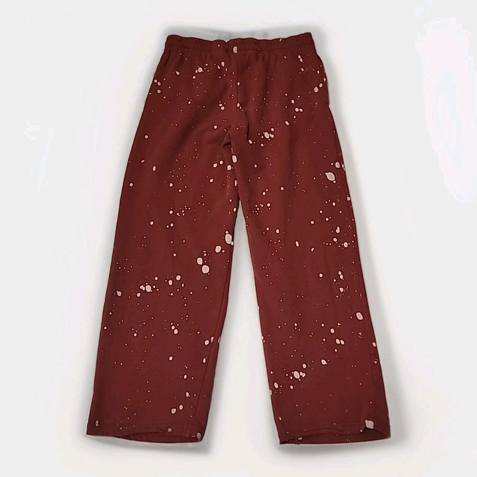 Calça de Moletom Masculina Grateful Dead Pequena Pintura Branca Vermelha Salpicos Logotipo Stealie Louca - Imagem 4 de 4