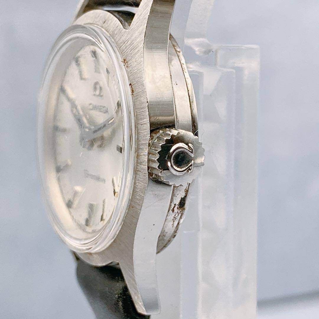 Rare Omega Women's Watch, Silver Case, Symbol Mark, Working Condition image 6