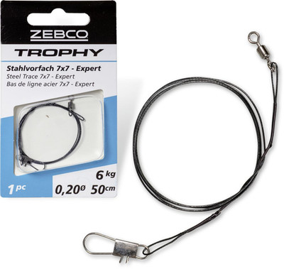 Zebco Trophy Stahlvorfach 7x7 - Expert L: 50cm 6kg