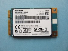 Toshiba 128GB mSATA SSD Solid State Drive THNSNJ128GMCU - Tested
