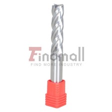 4 Flute Long 1/2" Carbide End Mill 2" Length Of Cut 4" Overall Length