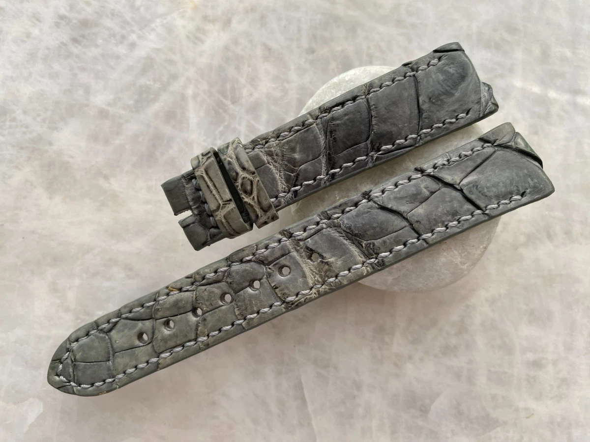 Crocodile Watch Band 18mm for sale | eBay