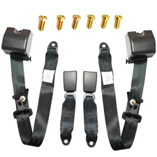 Pair 3-point Ford Ranger Retractable Vehicle Safety Belt Straps Retractor