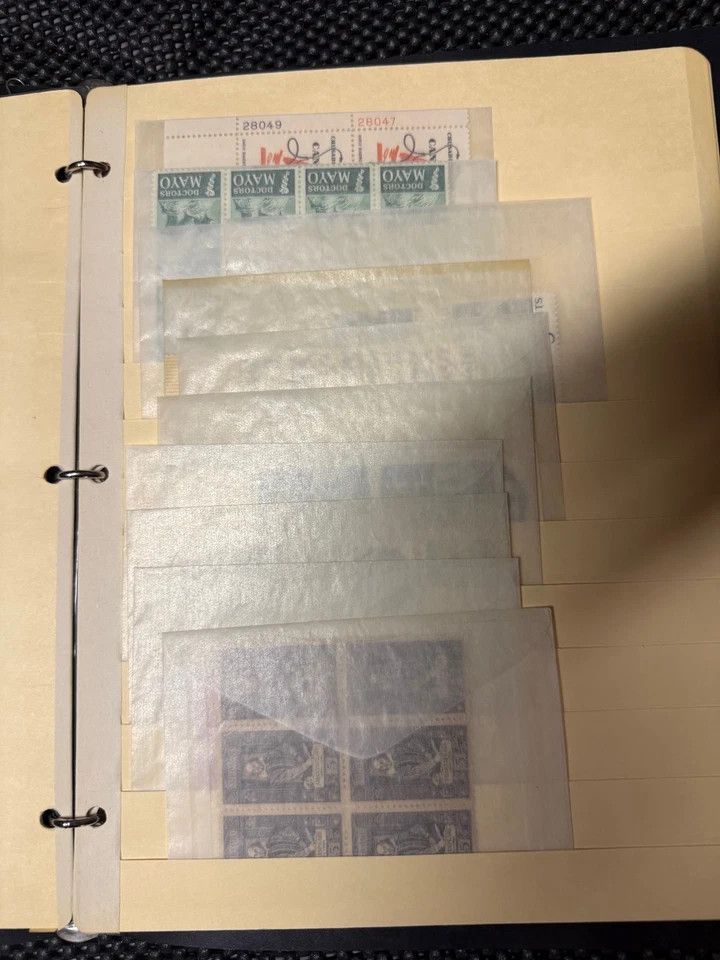 Lote de colección de estampillas postales de Estados Unidos - hojas y bloques como nuevos Foto 4 de 4