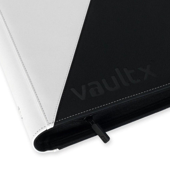 Vault X Exo-Tec Zip Binder XXL SV10.5 16 Pocket Black Bolt White