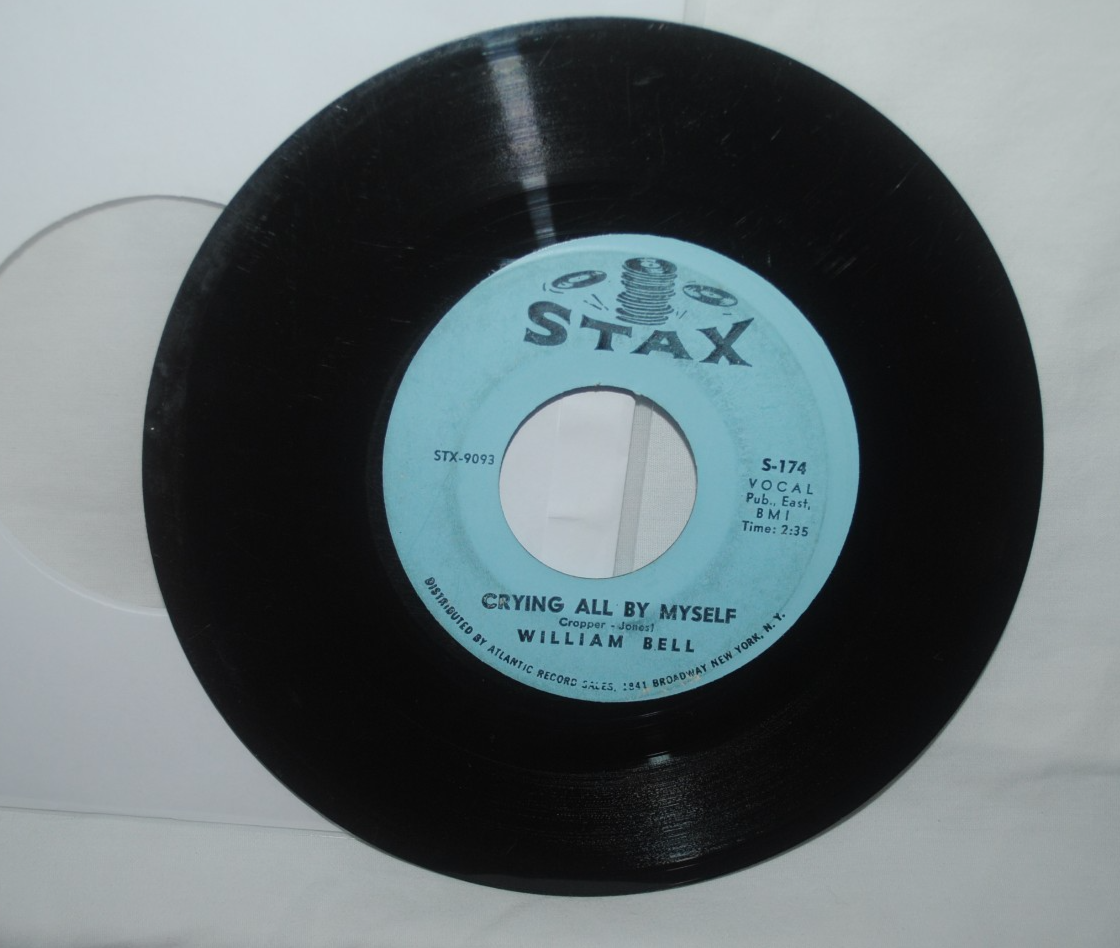 William Bell, DON'T STOP NOW, 45 rpm record, Stax S-174, POOR TO FAIR ...