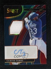 2022 Panini Select Rookie Jersey Tri-Color Prizm 52/99 Curtis Terry Auto r0j