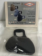 Neet Archery Calf Hair Shooting Finger Tab Bow Pinch Free Large RH Right Black