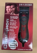 Conair Man 2-in-1 Clipper No-Slip Grip Model 21 Tested Works No Accessories Used