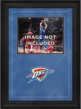 Oklahoma City Thunder Deluxe 8" x 10" Horizontal Photograph Frame with Team Logo