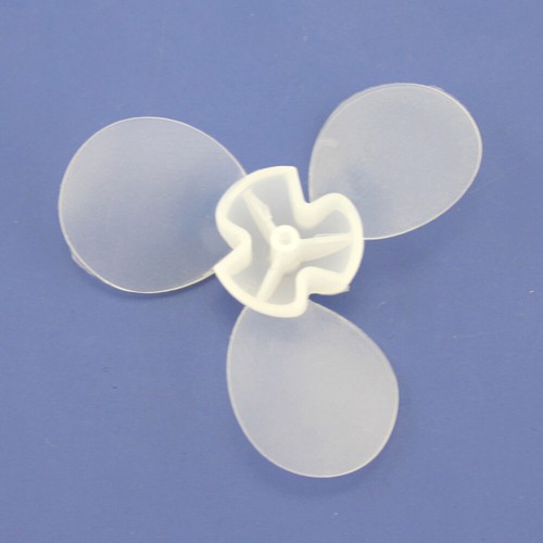 1/5/10Pcs 73mm Soft Rubber 3 Propelle Clear Soft Fan Leaf Propeller Model Boat - Picture 2 of 5