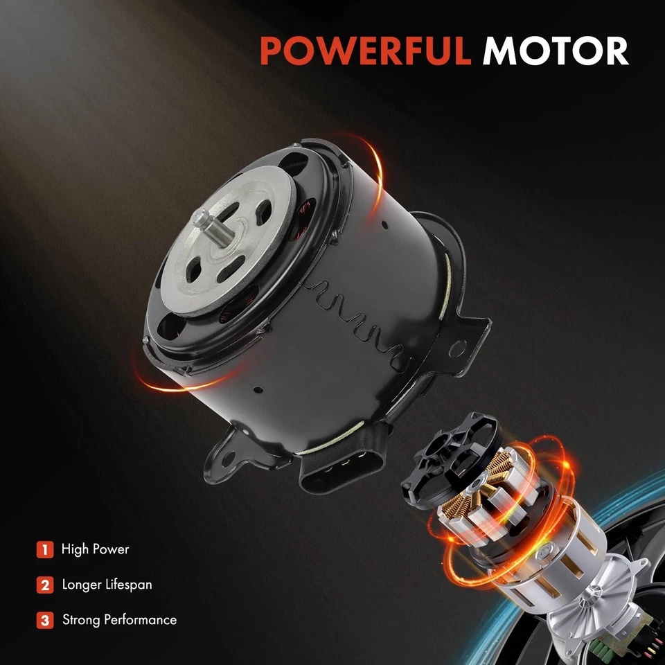 Motor de refrigeración del ventilador del radiador para Ford Thunderbird Mercury Cougar 1994 1995-1997 Foto 4 de 4