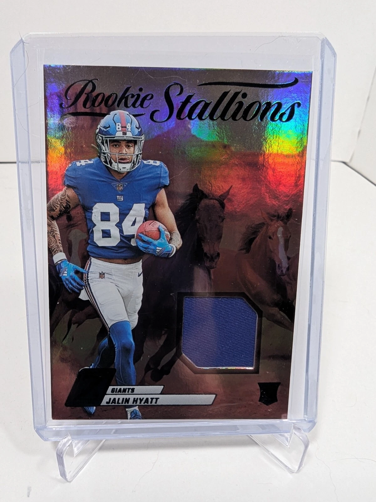 Jalin Hyatt Panini Zenith Rookie Stallions Memorabilia #RSJHT Base