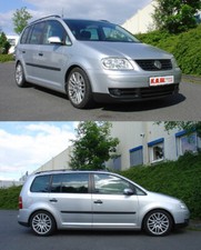 Für VW TOURAN  Typ 1T  BENZINER KAW Tieferlegungsfedern Federn 50/40 