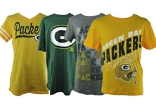 Green Bay Packers NFL Team Apparel Youth Tee - Multiple Styles Available!