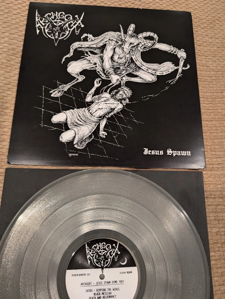 Incantation / Archgoat Split LP Signed - Image 2 of 2