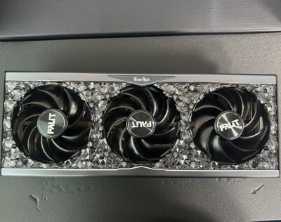 For Palit RTX4090 GAMEROCK OC 24G Heatsink Cooling Fan with RGB Light
