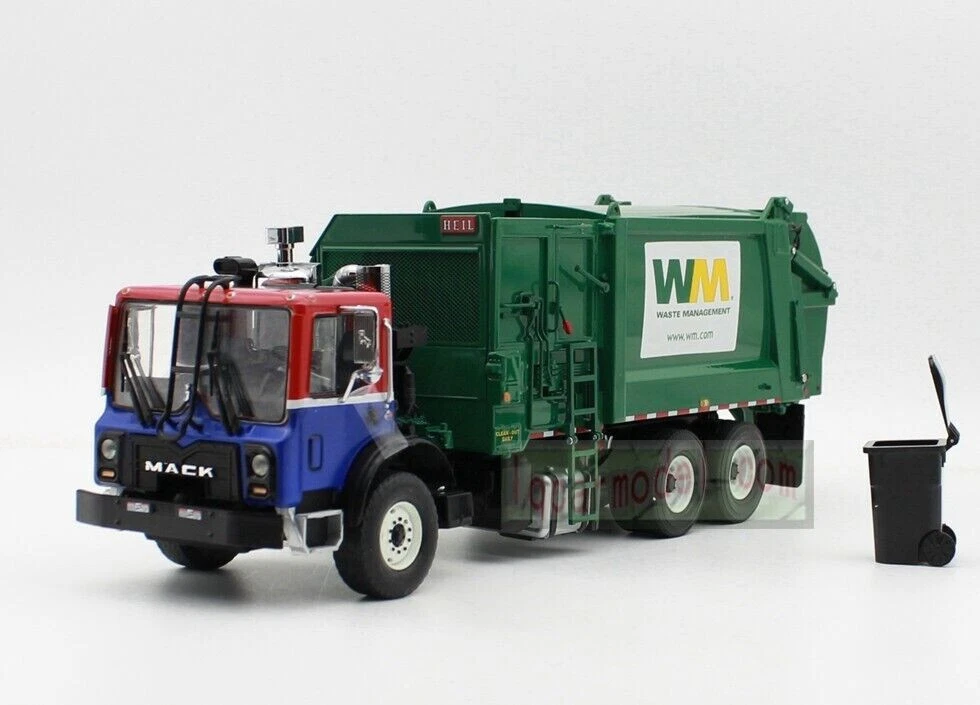 Side Load Refuse Truck Cast Model