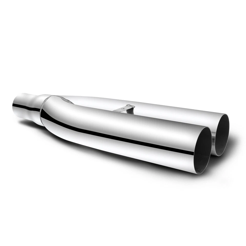 2.5" Entrada 3" Salida 19" Largo Doble Explosión Tubo Escape Punta Para Peugeot 308 GTI Foto 3 de 4