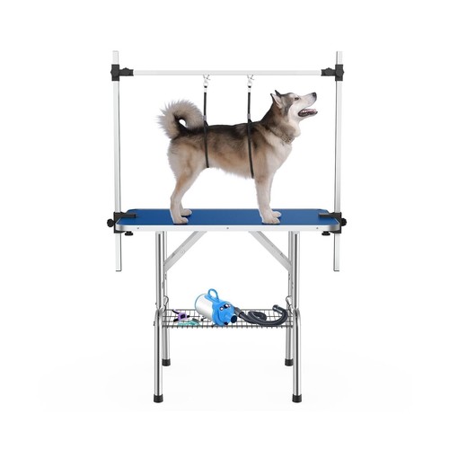 Image showcasing LOVMOR Large Grooming Table for Pet Dog and Cat with Adjustable Arm and ...