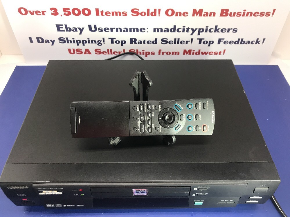 Toshiba Dual 2 Disc DVD CD CD-R Video Player SD-2200 w/ Remote SE