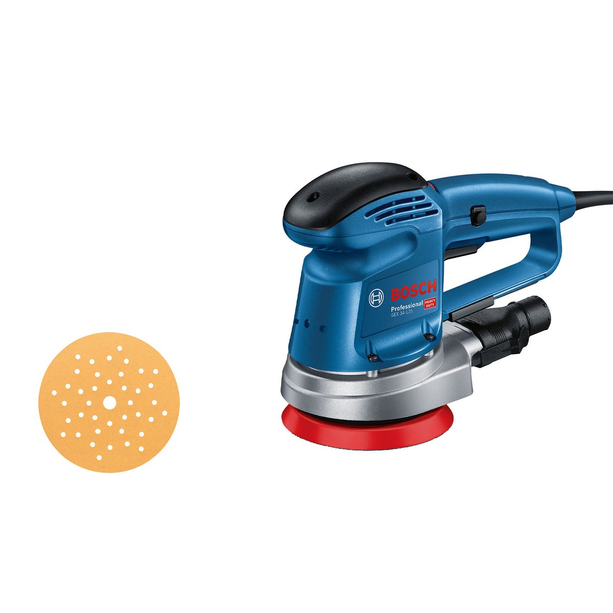 Bosch Professional Exzenterschleifer GEX 34-125 im Karton inkl 