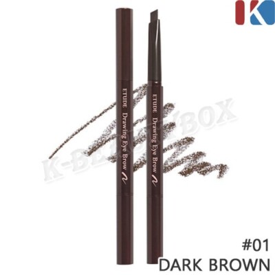ETUDE Drawing Eye Brow 0,25g #01 Dark Brown Auto Augenbrauenstift K-Beauty NEU
