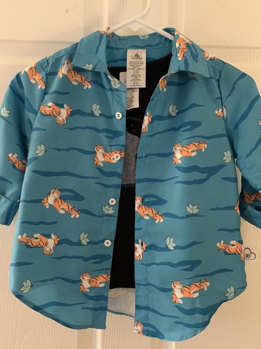 NWT Disney 2 piece Button up IIy 4Ever Rajah Girls 5/6 Shirt & Tank Aladdin - Picture 8 of 8