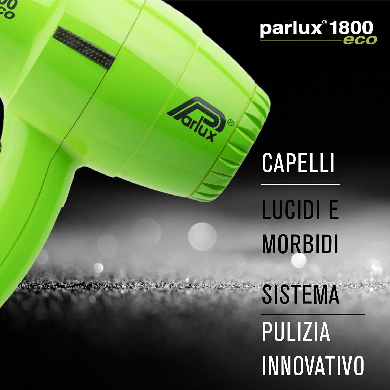 Parlux Professional Hair Dryer 1800 Eco Green