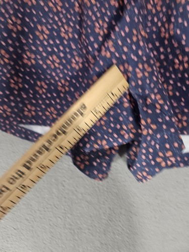 American Outback Girls Youth XL 18 Runner Shorts Athletic Blue Pink Floral - Picture 4 of 8