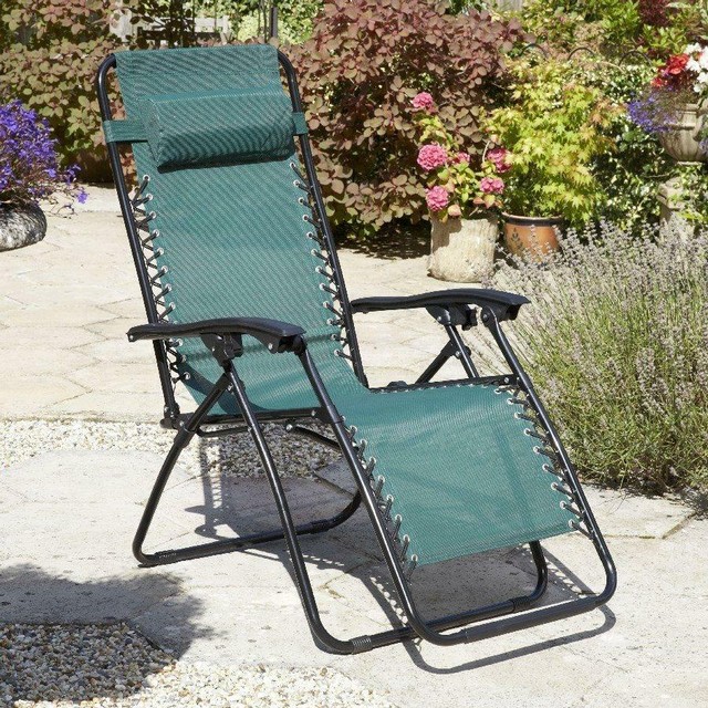 Ikea Hamo Aluminium Garden Sun Deck Chair Deckchair Lounger