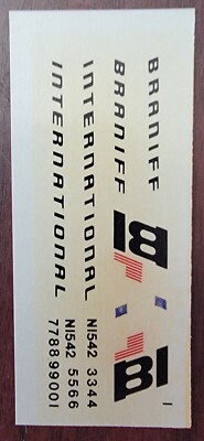 1/144 - JET SET DECAL - BRANIFF INTERNATIONAL AIRLINES - BAC-111 - JS-121 - #1